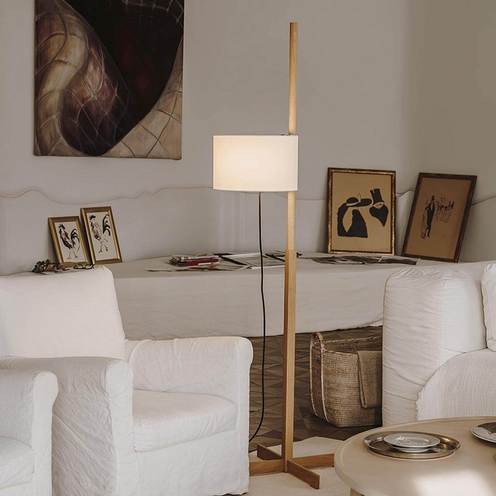 Wood Tmm Floor Lamp