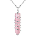 rose quartz pendant