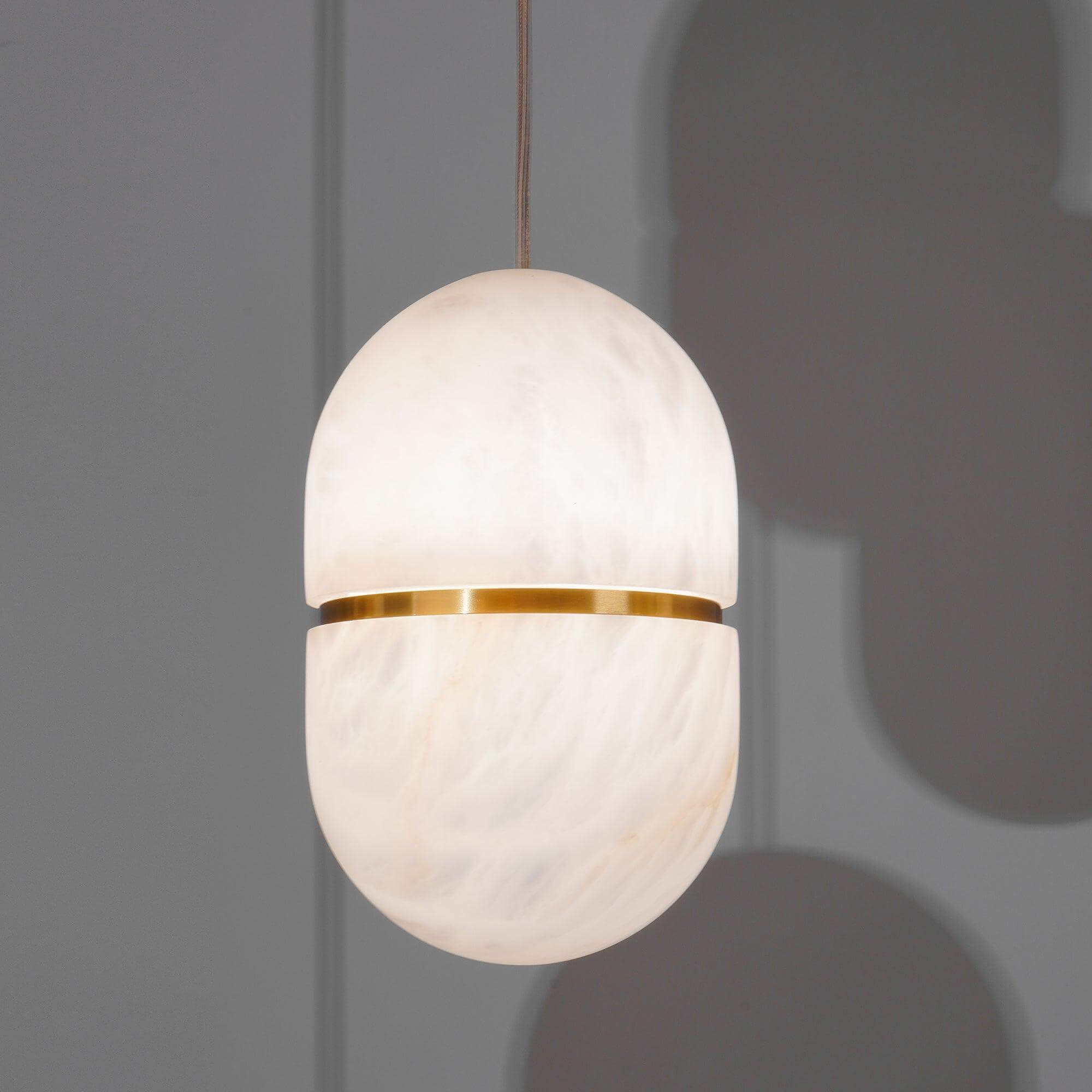 YUM Alabaster Pendant Light