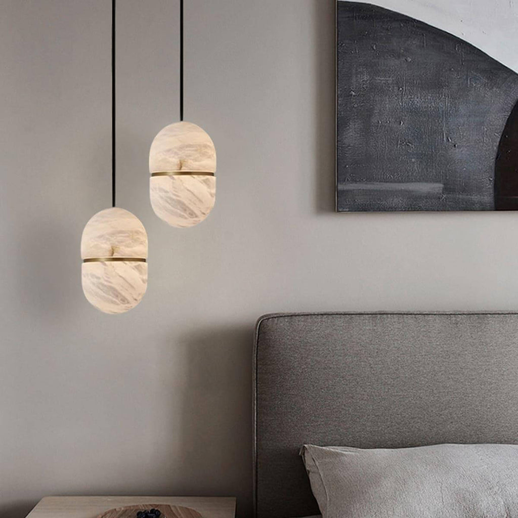 YUM Alabaster Pendant Light