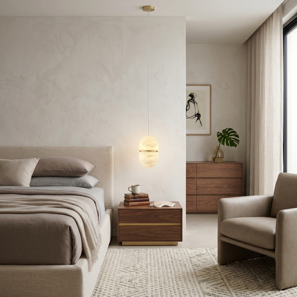 YUM Alabaster Pendant Light