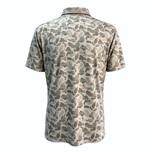 "Back 9 Camo" Golf Polo