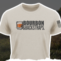 "Bourbon & Backstraps" Tee - Sand