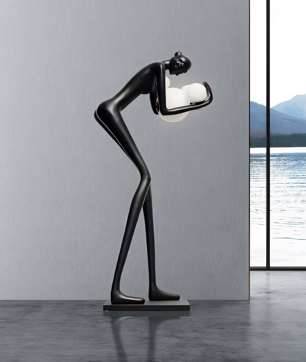 Zavon Sculptural Floor Lamp