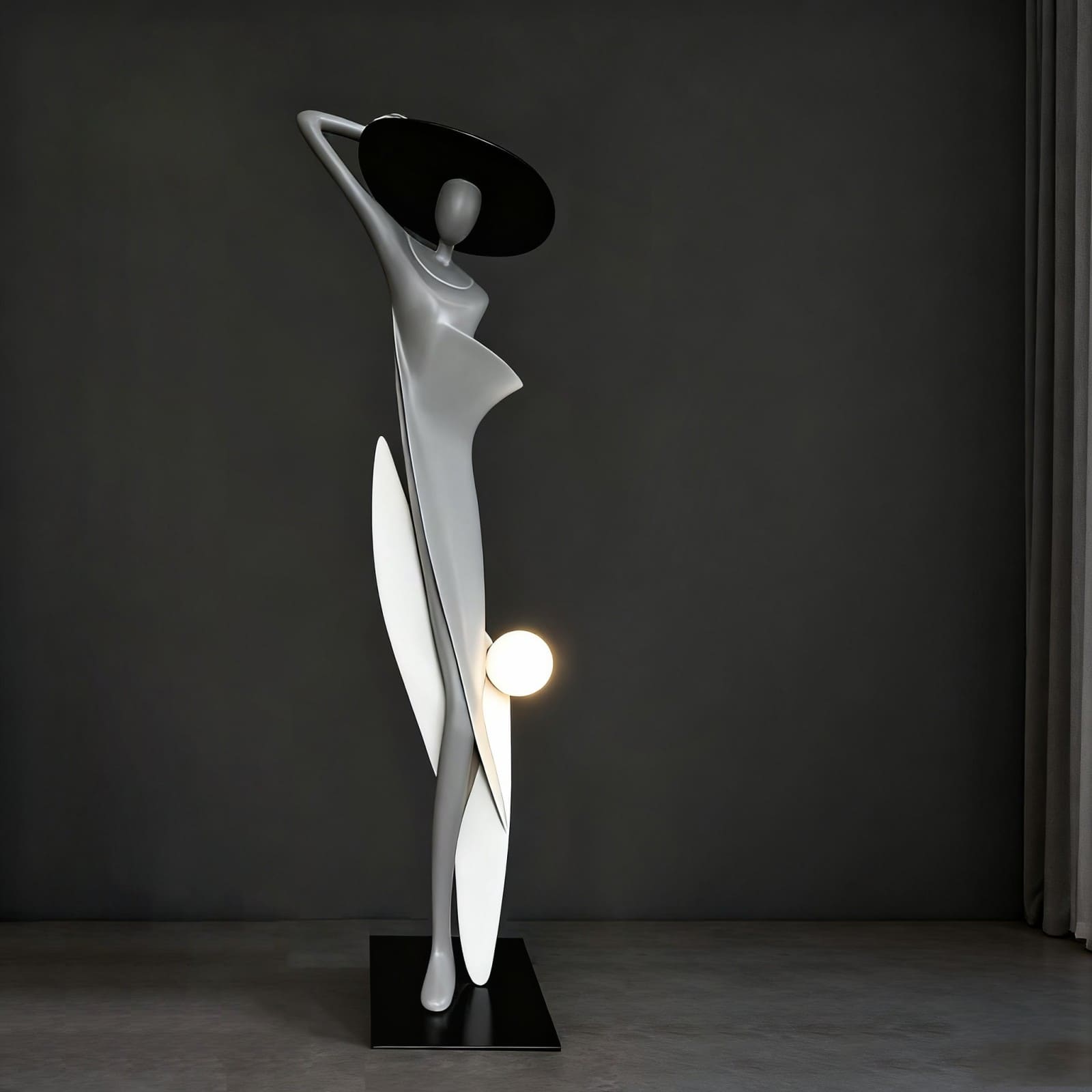 Zoleni Sculptural Floor Lamp