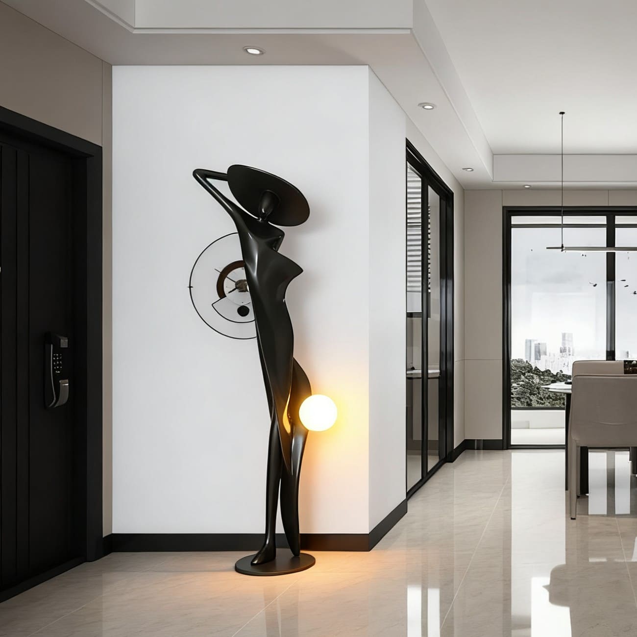 Zoleni Sculptural Floor Lamp