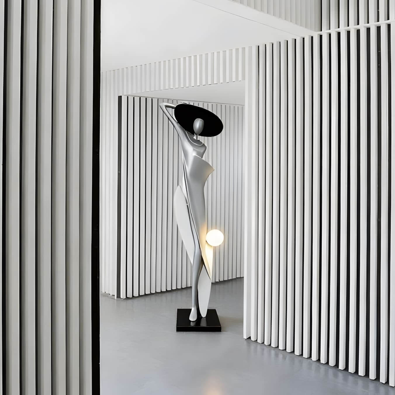 Zoleni Sculptural Floor Lamp