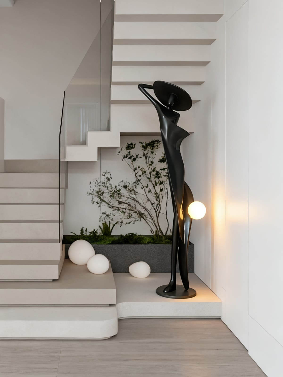 Zoleni Sculptural Floor Lamp