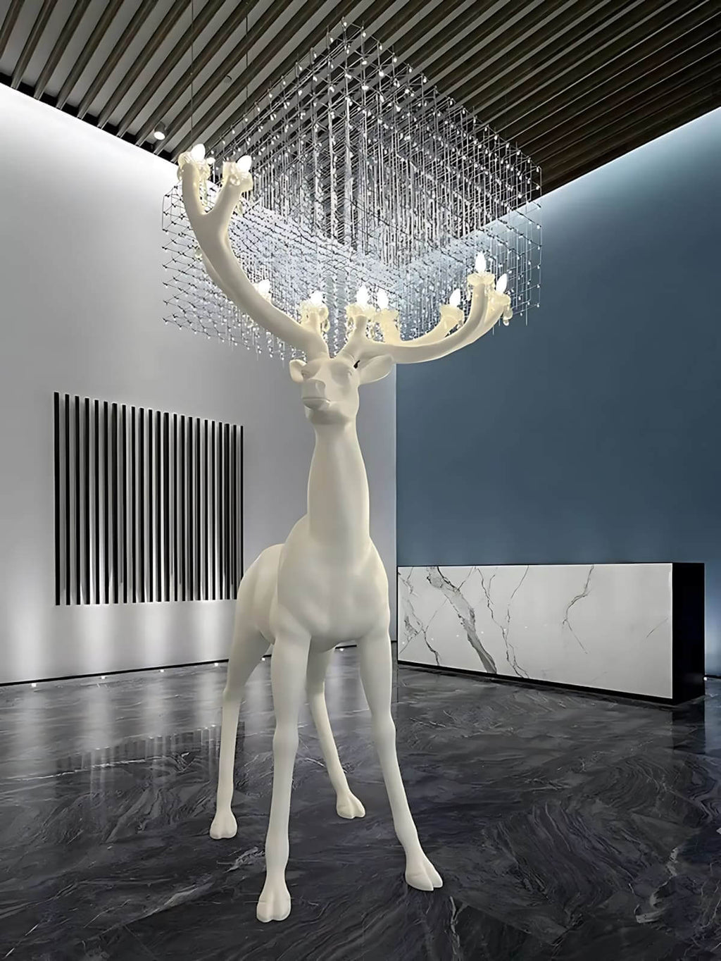 Zylarin Resin Floor Lamp