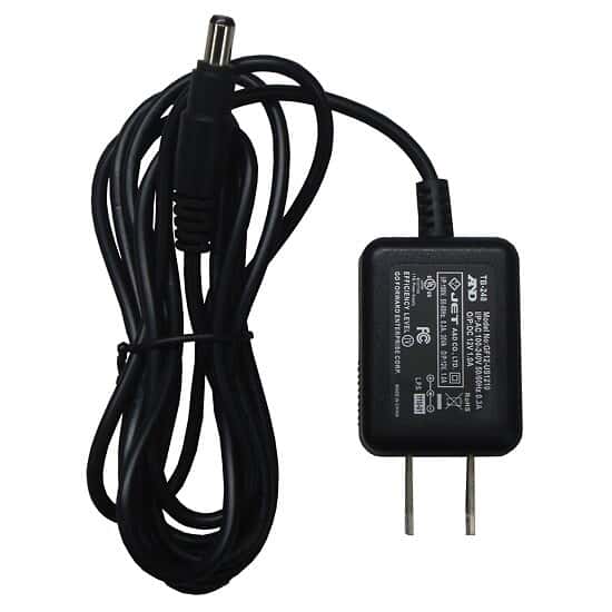 A&D Weighing TB:636 AC Adapter (120V) - Standard with unit
