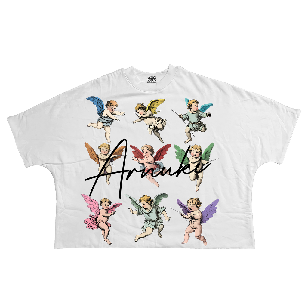 Cherubs V2 Streetwear Cropped Boxy Tee Cotton For A Soft Breathable Fit 280GSM