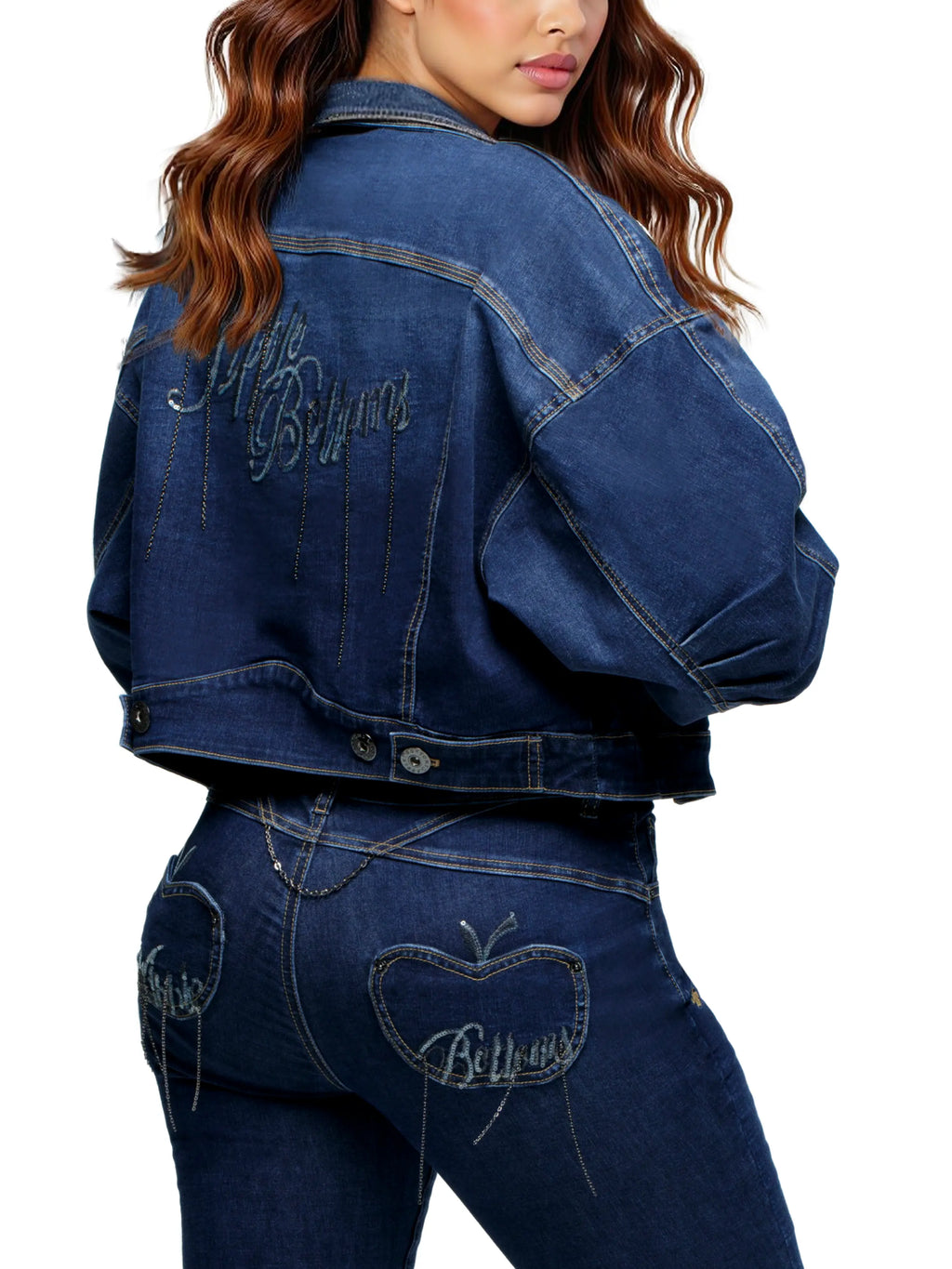 Cropped Chain Link Jacket
