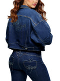 Cropped Chain Link Jacket