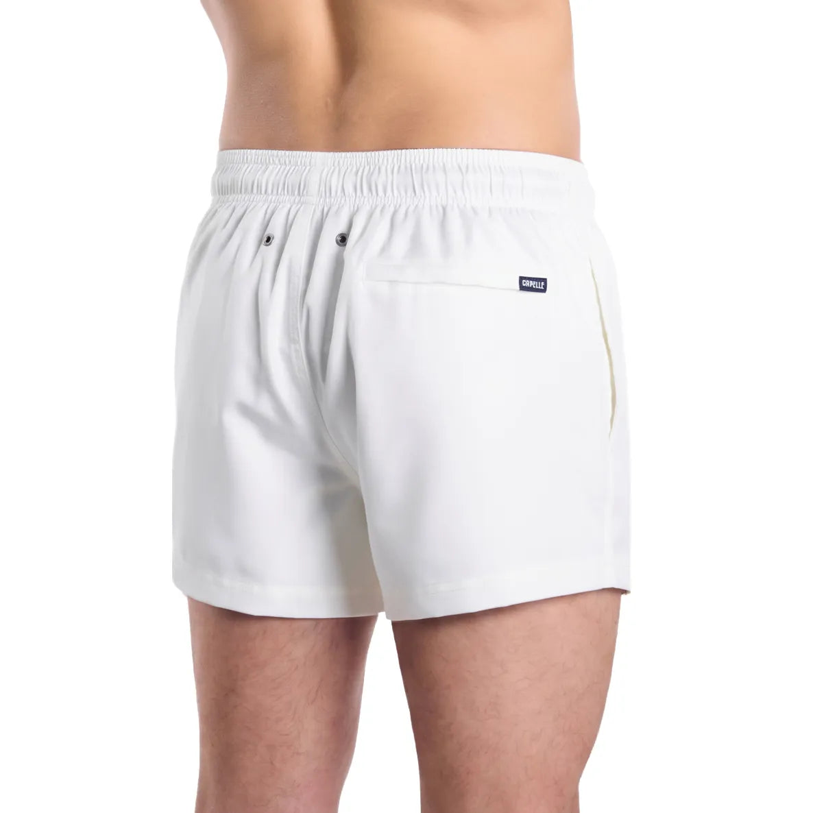 Men’s Premium Compression-Lined Hybrid Shorts – Arctic White