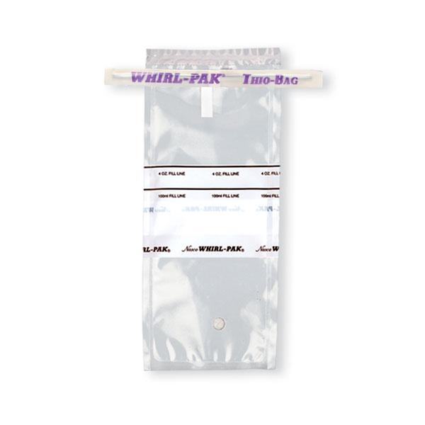 Whirl-Pak B01040 Thio-Bags® - 3.38 oz. (100 ml) - Box of 100