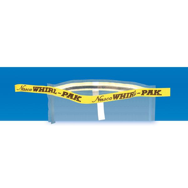 Whirl-Pak B01339 Flat Wire Bags with Write-On Strip - 4 oz. (118 ml) - Box of 500