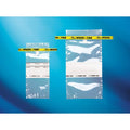 Whirl-Pak B01341 Flat Wire Bags with Write-On Strip - 18 oz. (532 ml) - Box of 500