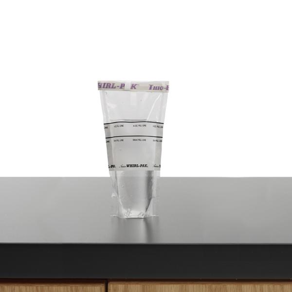 Whirl-Pak B01402 Stand-Up Thio-Bags® - 3.4 oz. (100 ml) - Box of 100