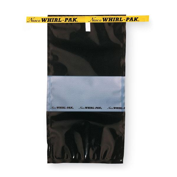 Whirl-Pak B01418 Black Bags - 18 oz. (532 ml) - Box of 500