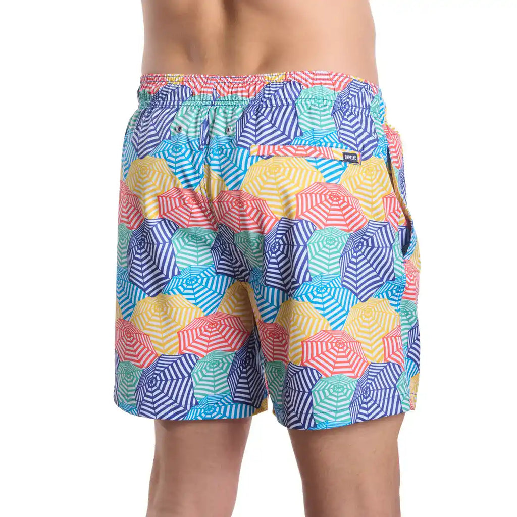 Men’s Premium Compression-Lined Hybrid Shorts – Bayside Shade-Splash