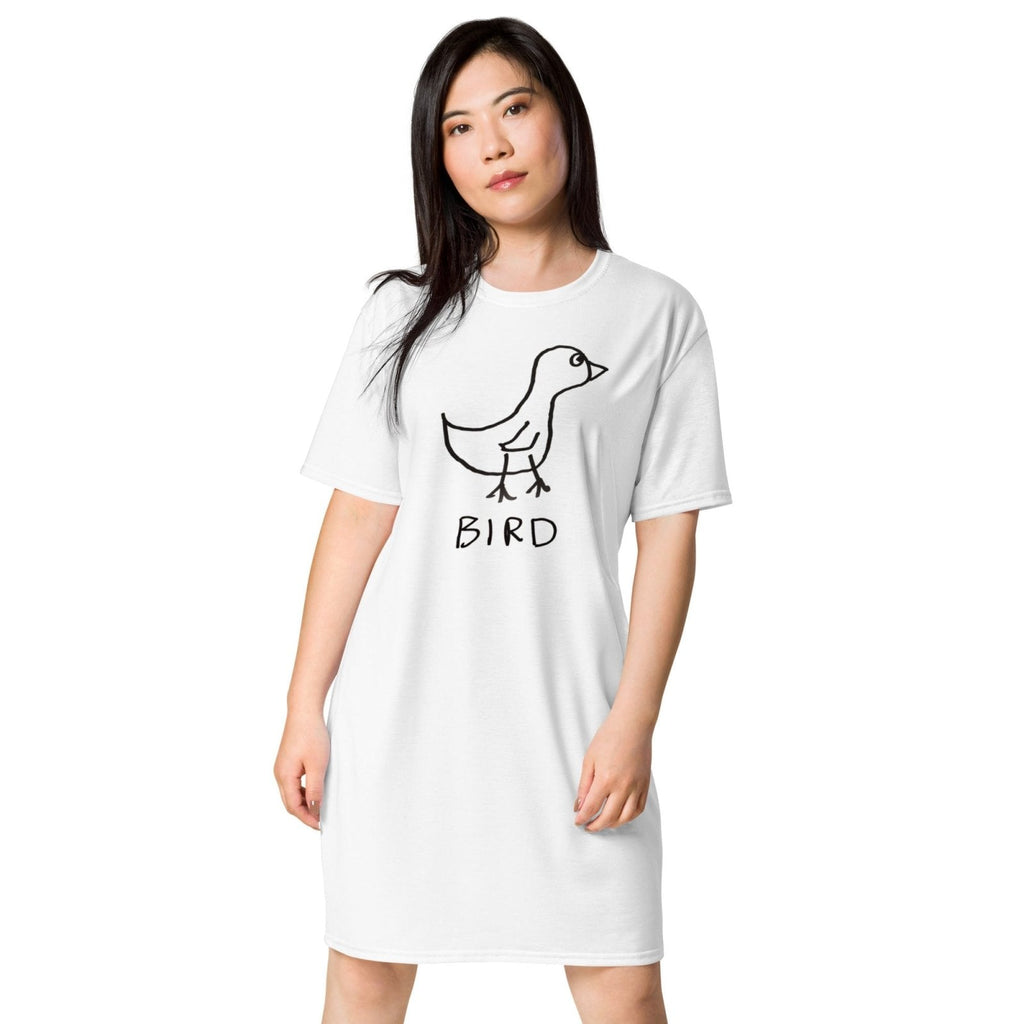 Bird T-shirt dress