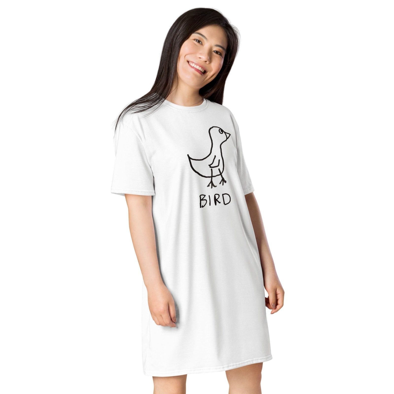 Bird T-shirt dress