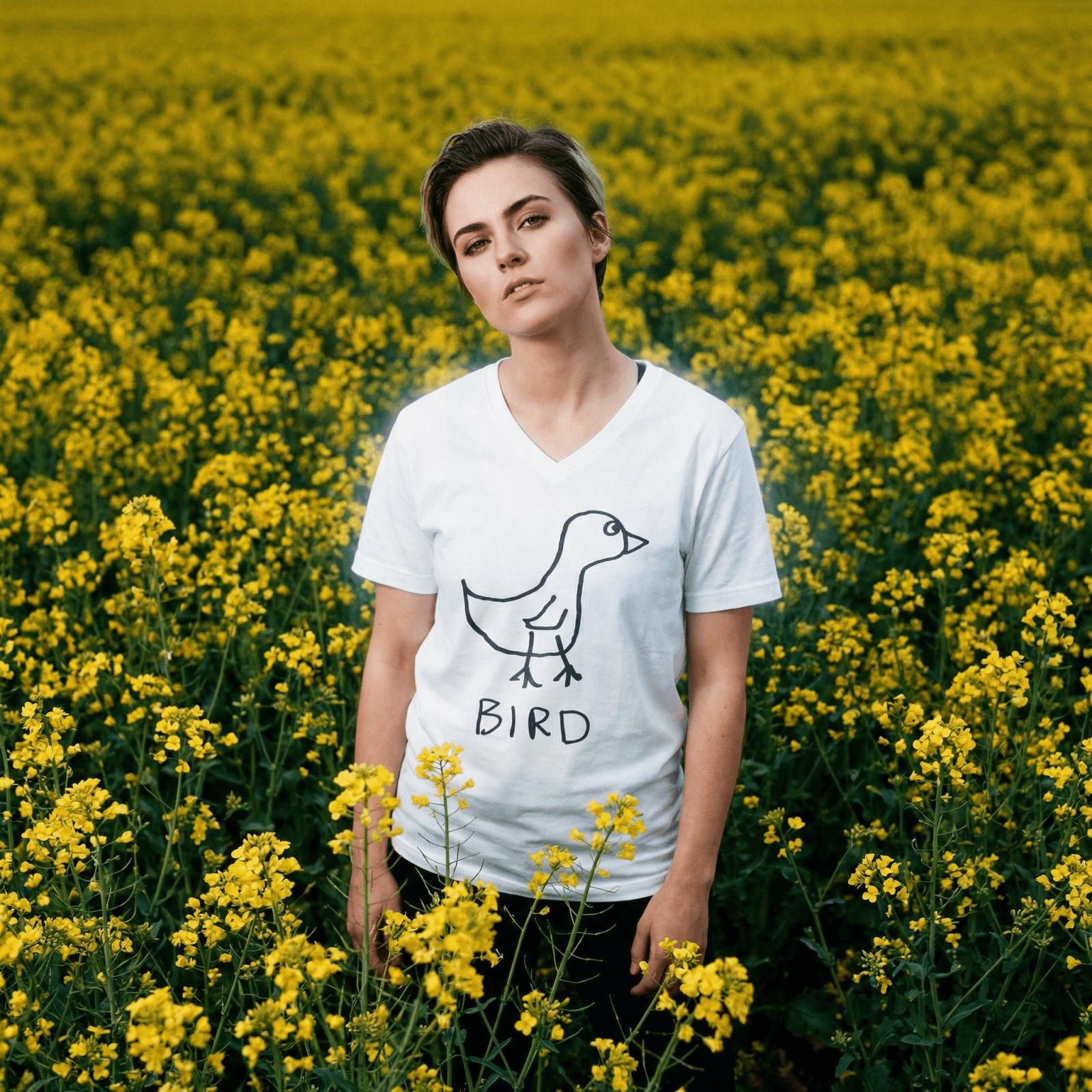 Bird - V-Neck T-Shirt