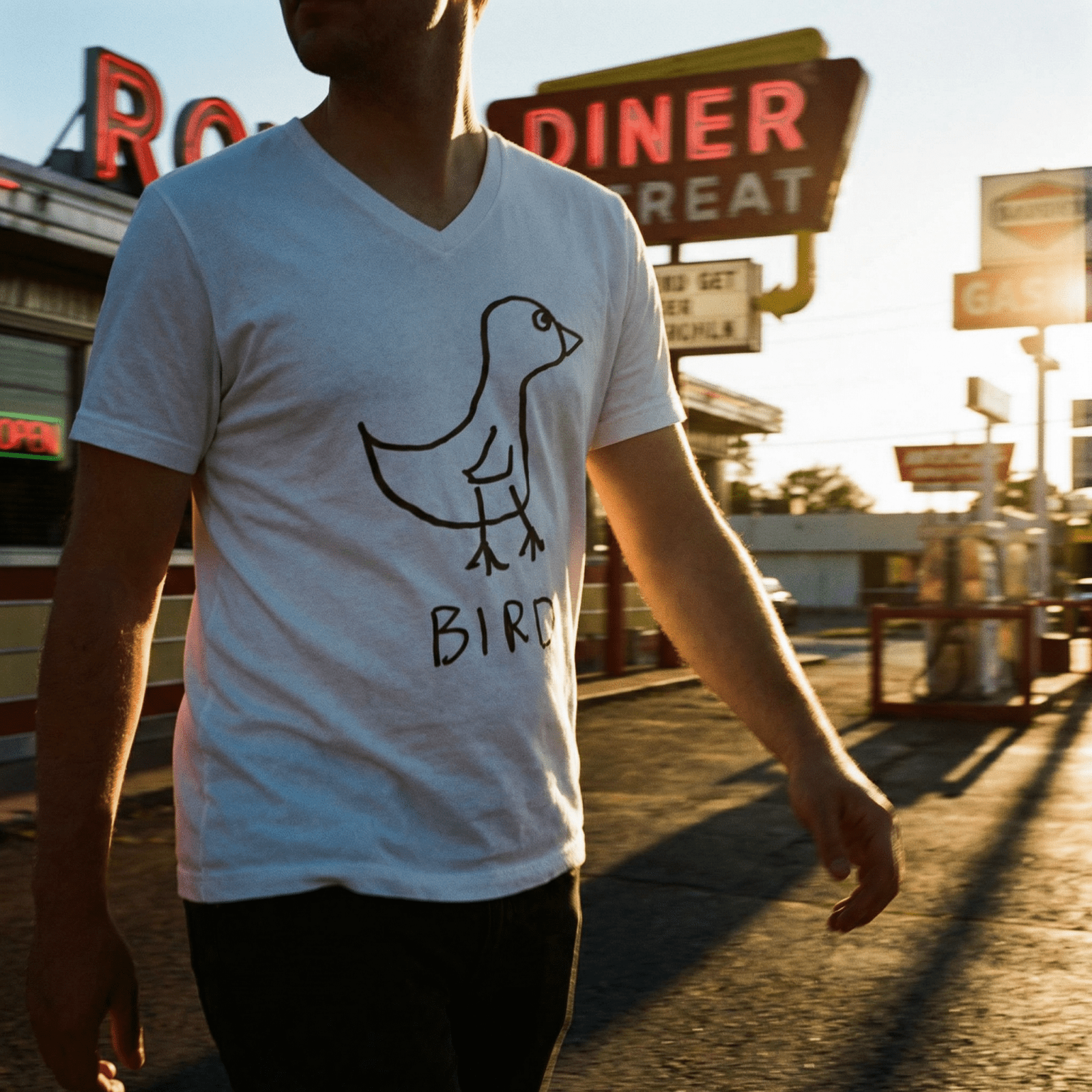 Bird - V-Neck T-Shirt