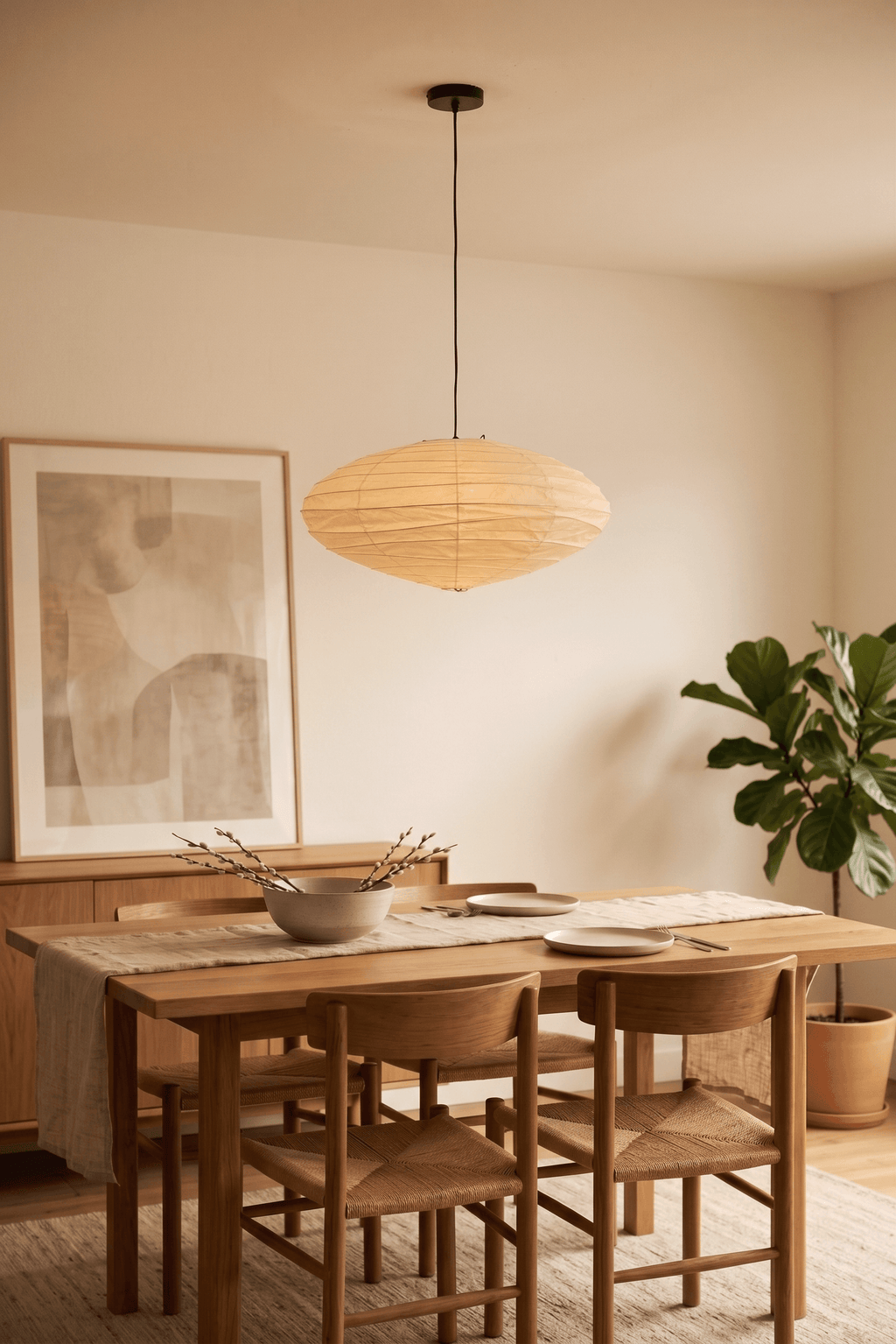 Washi Paper EN Series Pendant Light
