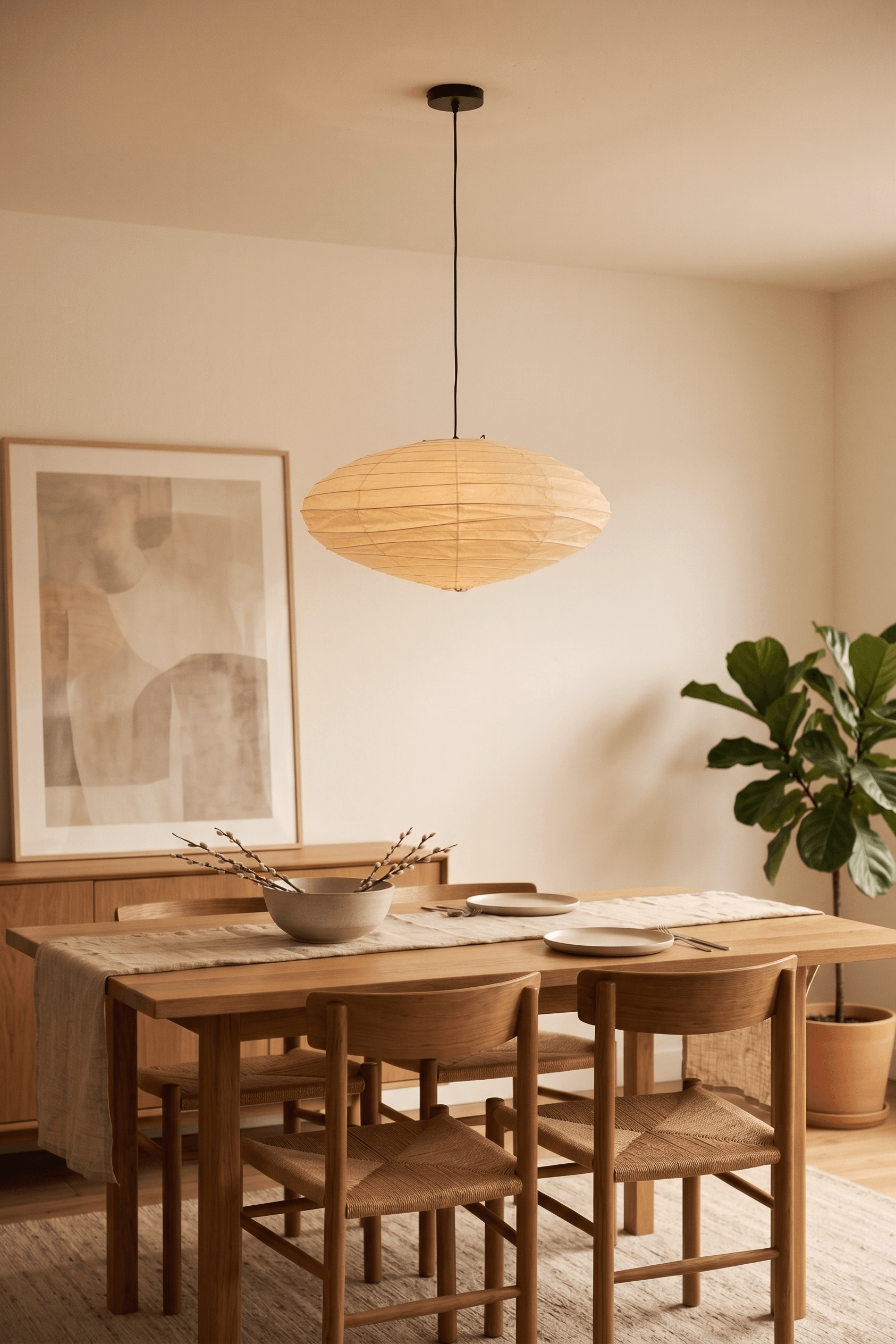Washi Paper EN Series Pendant Light