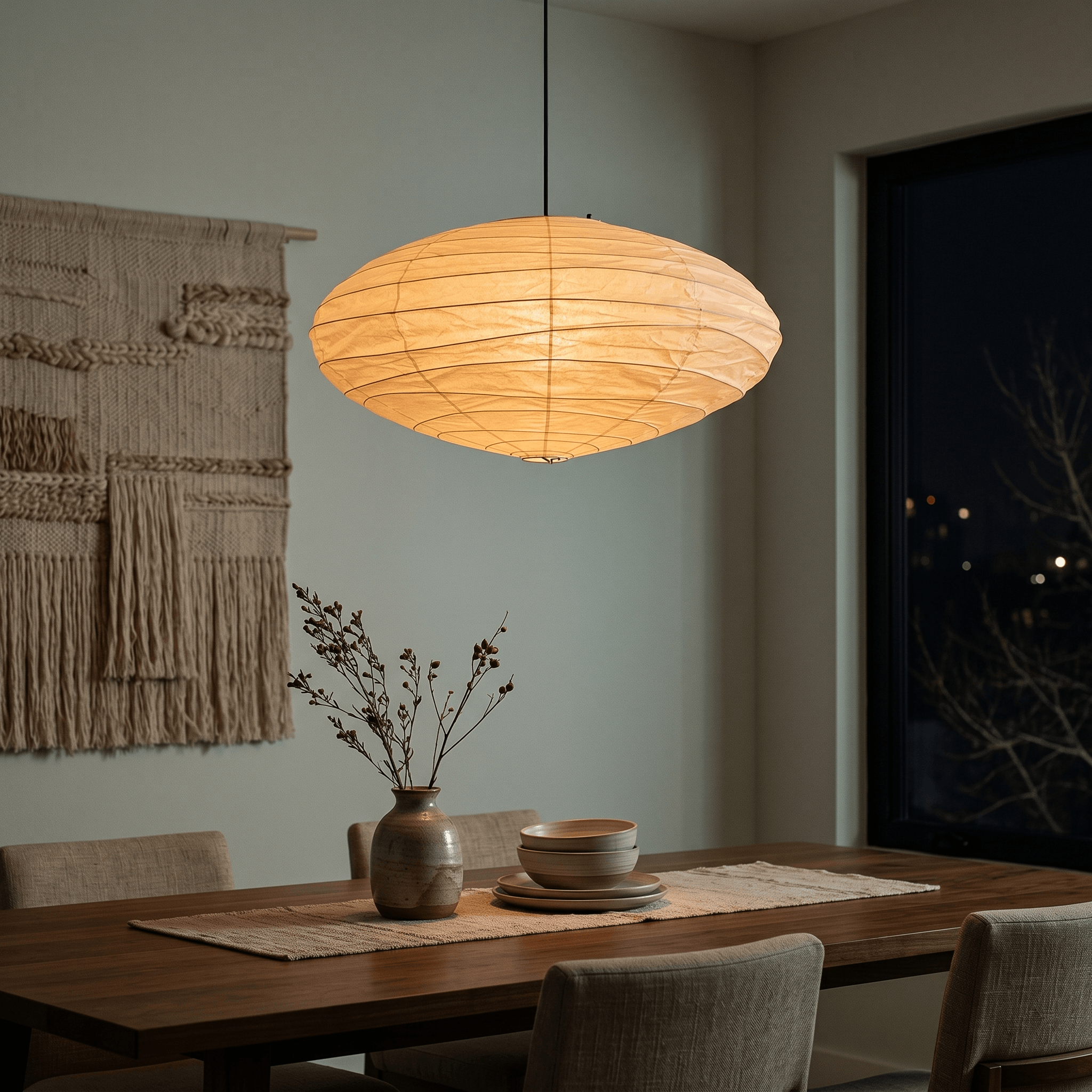 Washi Paper EN Series Pendant Light