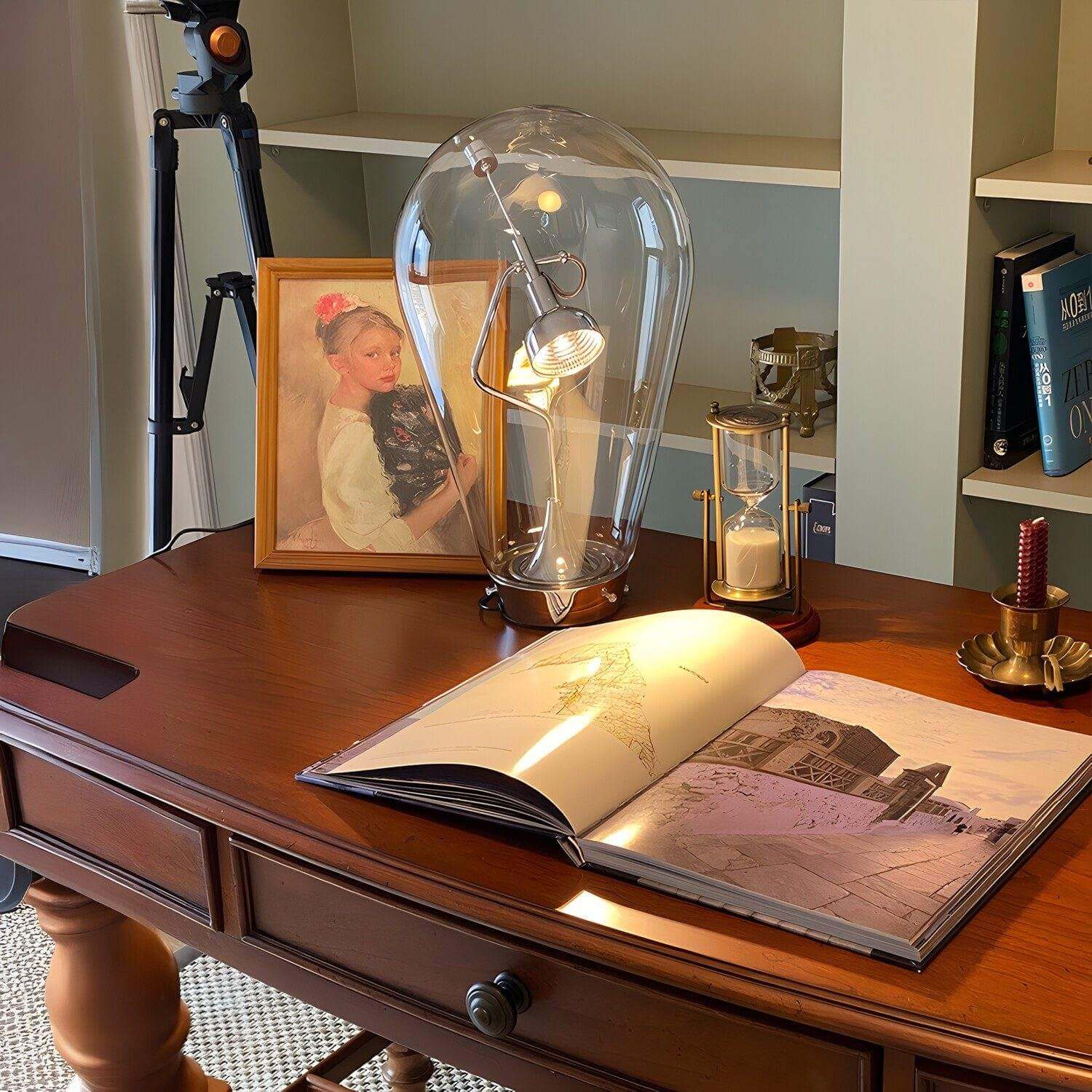 Bulb Glass Table Lamp