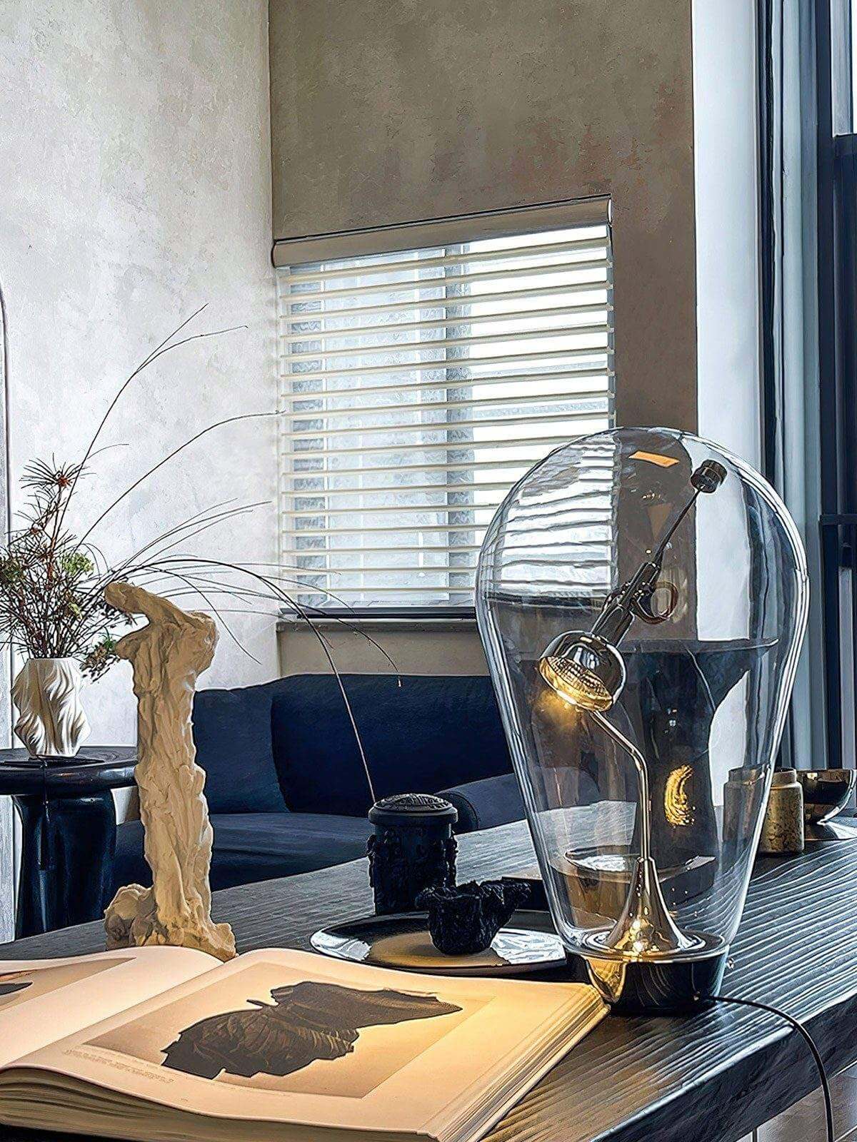 Bulb Glass Table Lamp