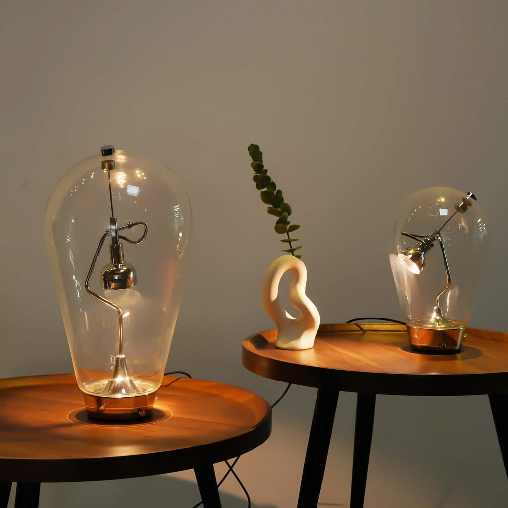 Bulb Glass Table Lamp