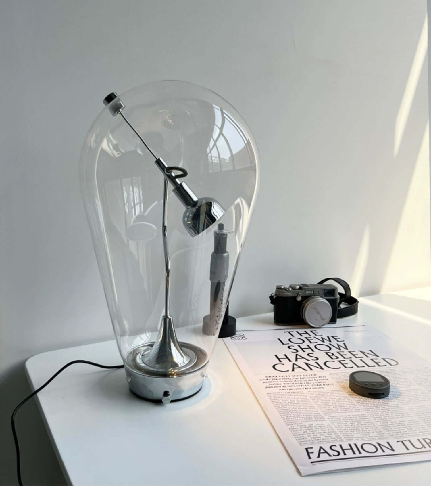 Bulb Glass Table Lamp