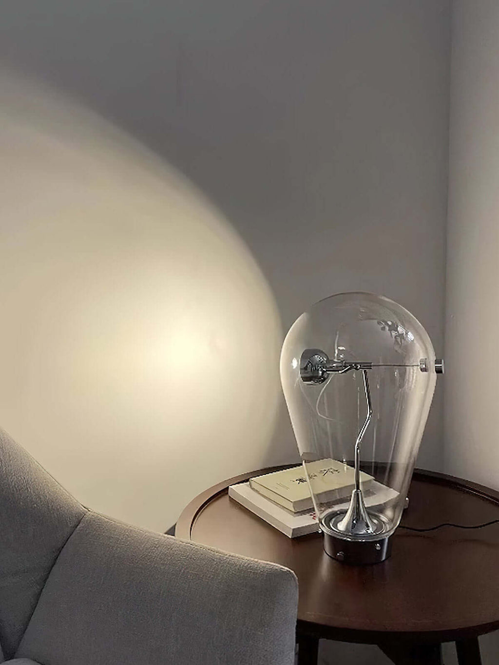 Bulb Glass Table Lamp