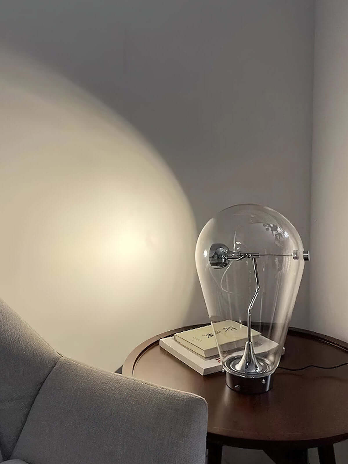 Bulb Glass Table Lamp