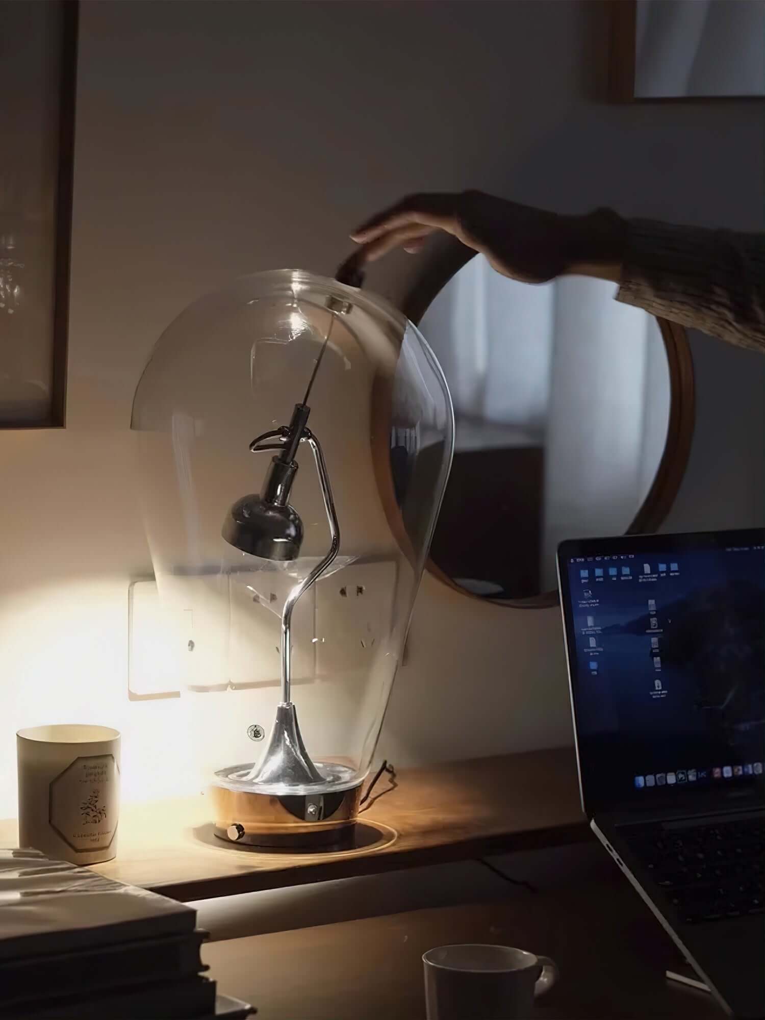 Bulb Glass Table Lamp