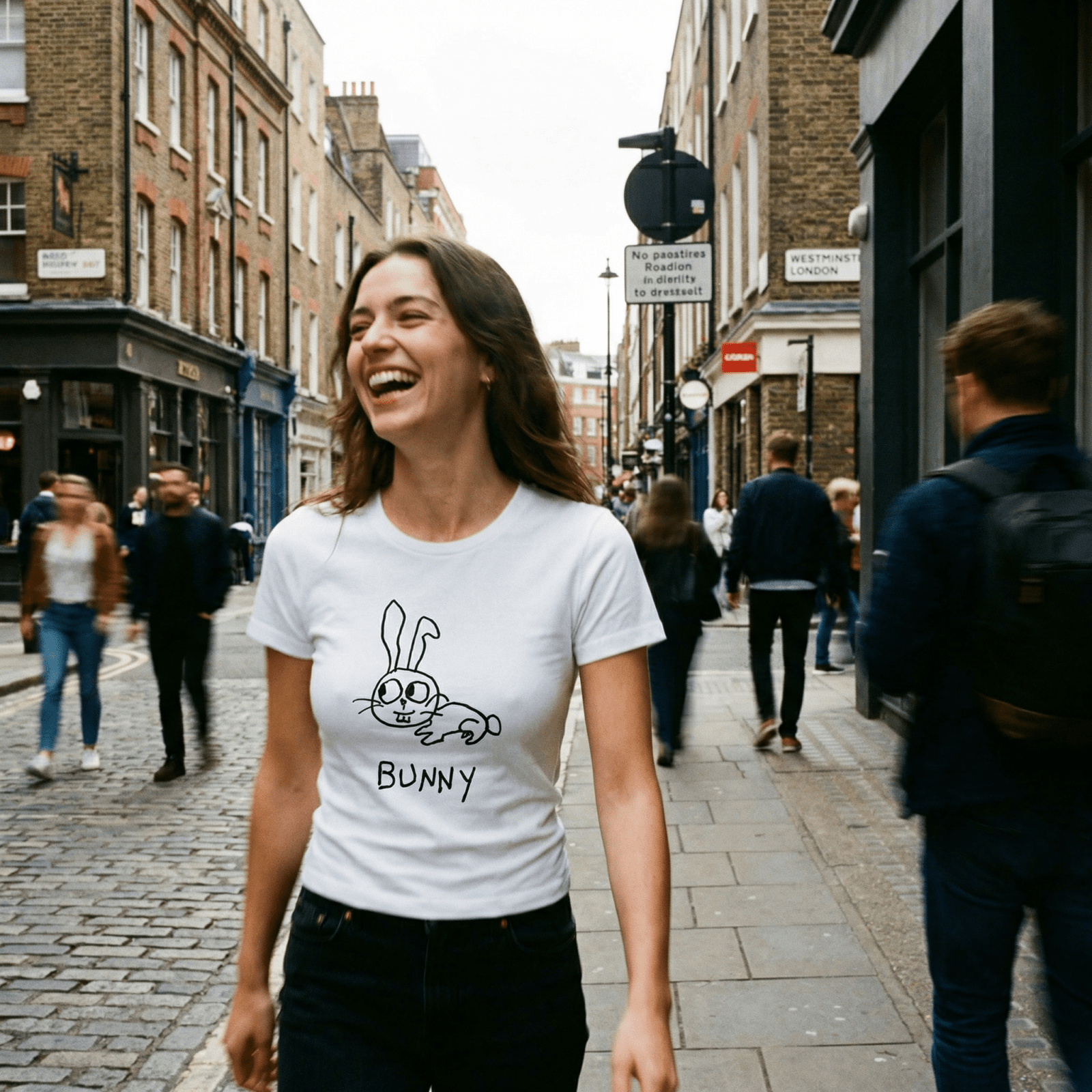 Bunny - Women's Fitted Tee