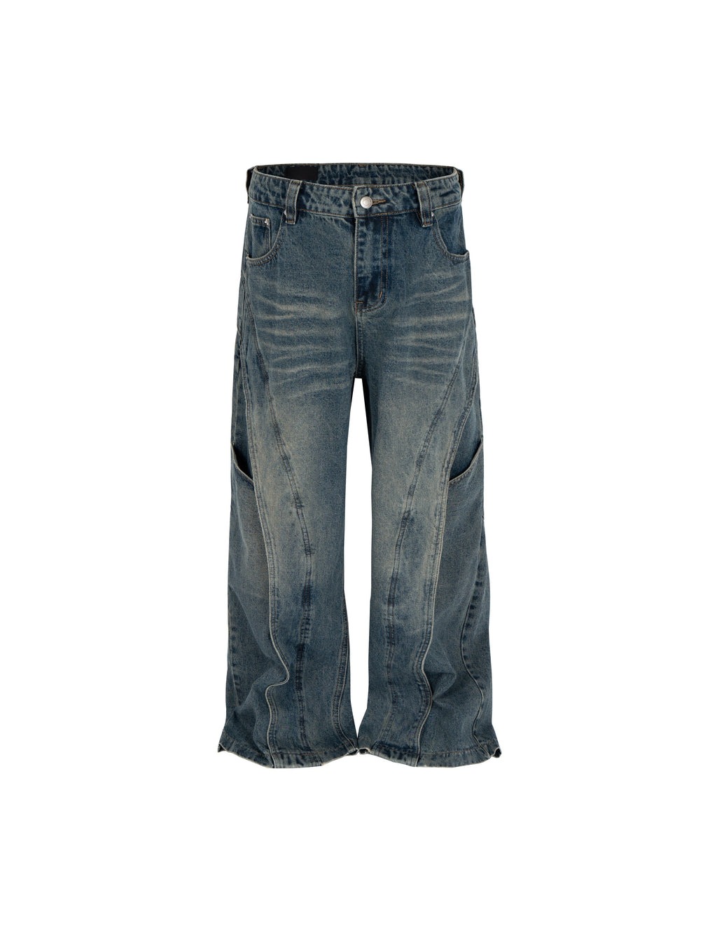 WIDEBOY CONTRAST PANEL DENIM