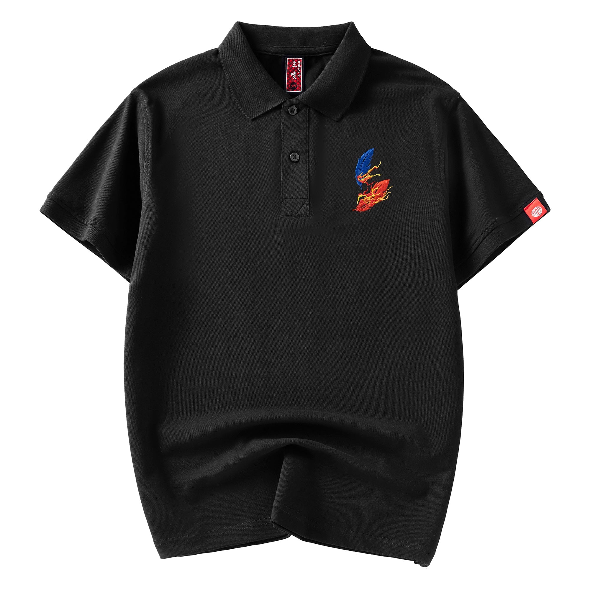 Flying Phoenix Embroidery Polo