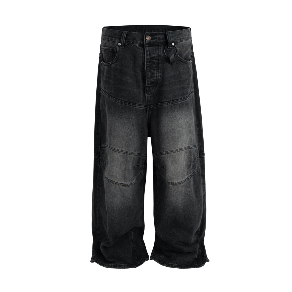 NOIR BAGGY BIKER DENIM