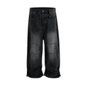 NOIR BAGGY BIKER DENIM
