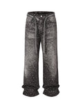 NOIR RHINESTONE DENIM