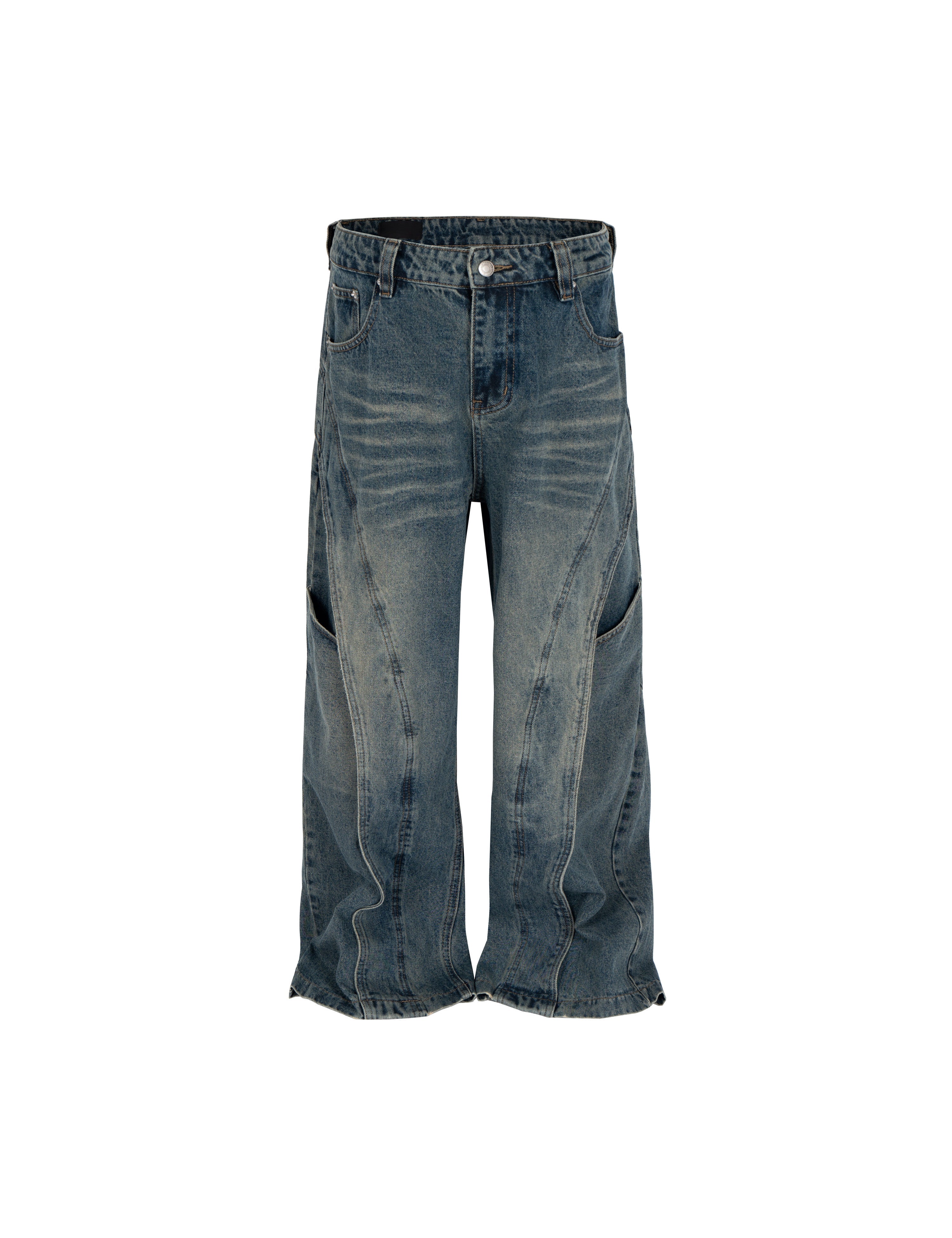 WIDEBOY CONTRAST PANEL DENIM