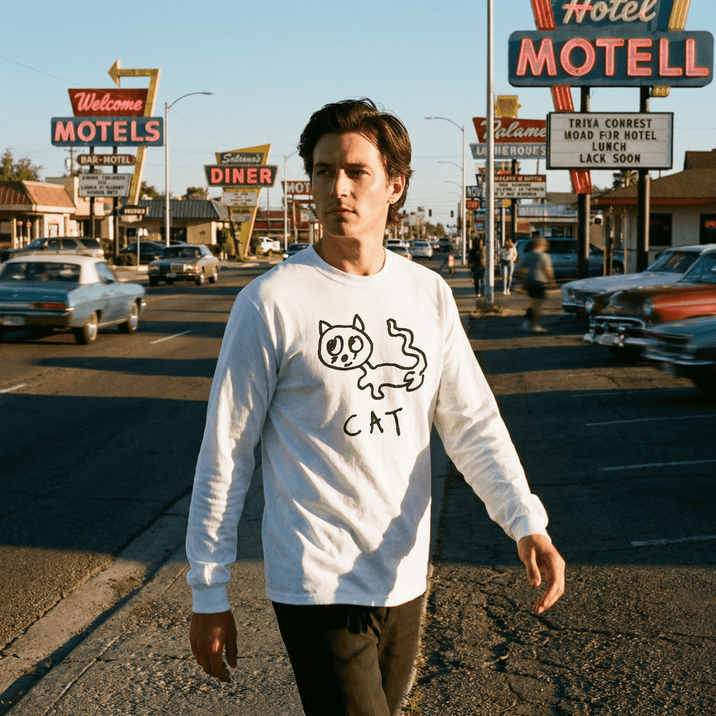 Cat - Long Sleeve Tee