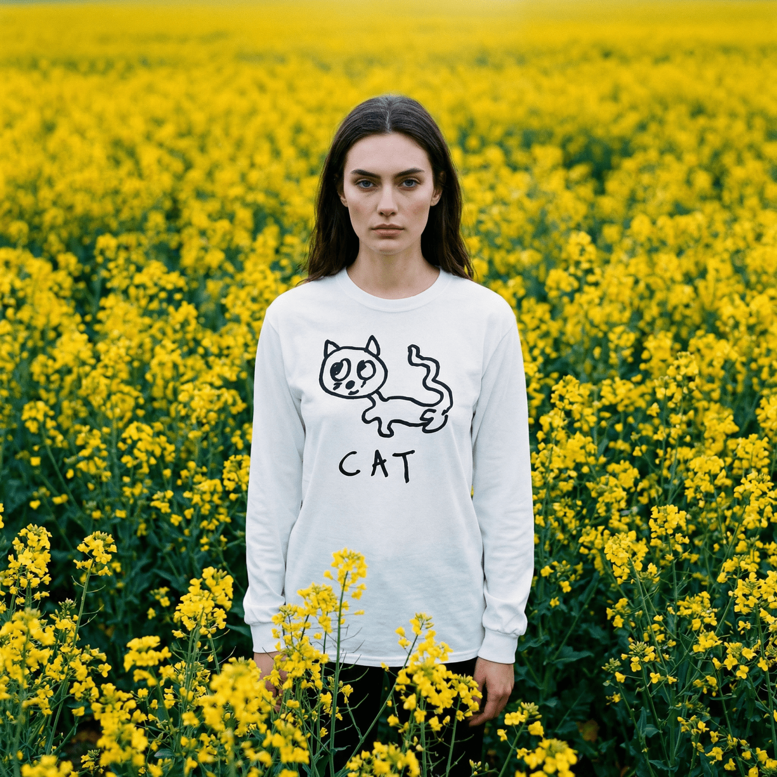 Cat - Long Sleeve Tee