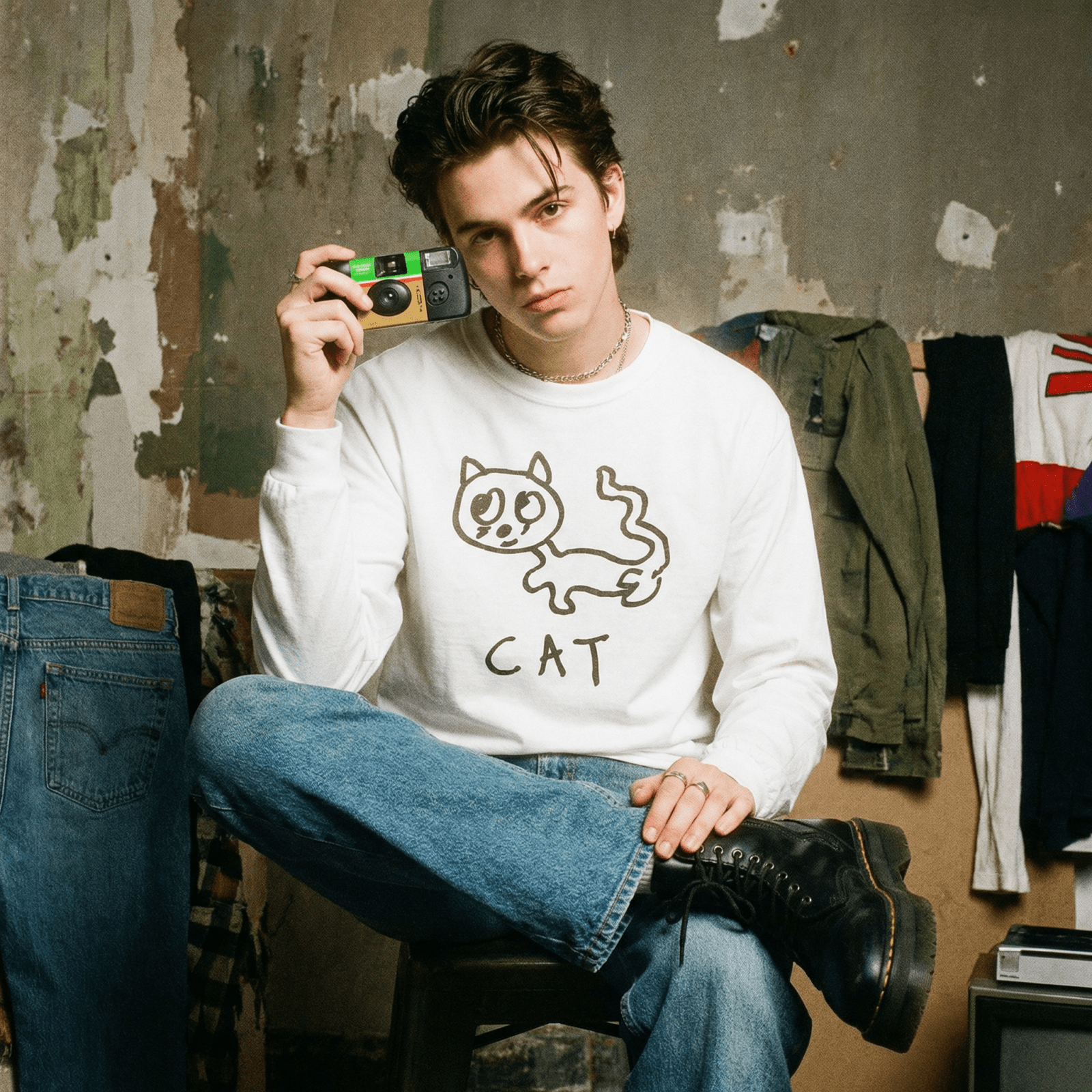Cat - Long Sleeve Tee