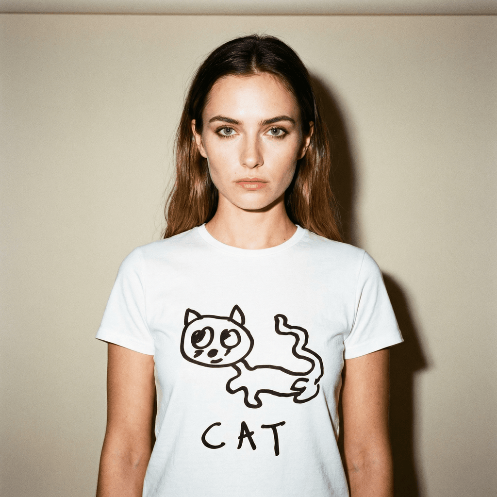 Cat - Women's Fitted Tee