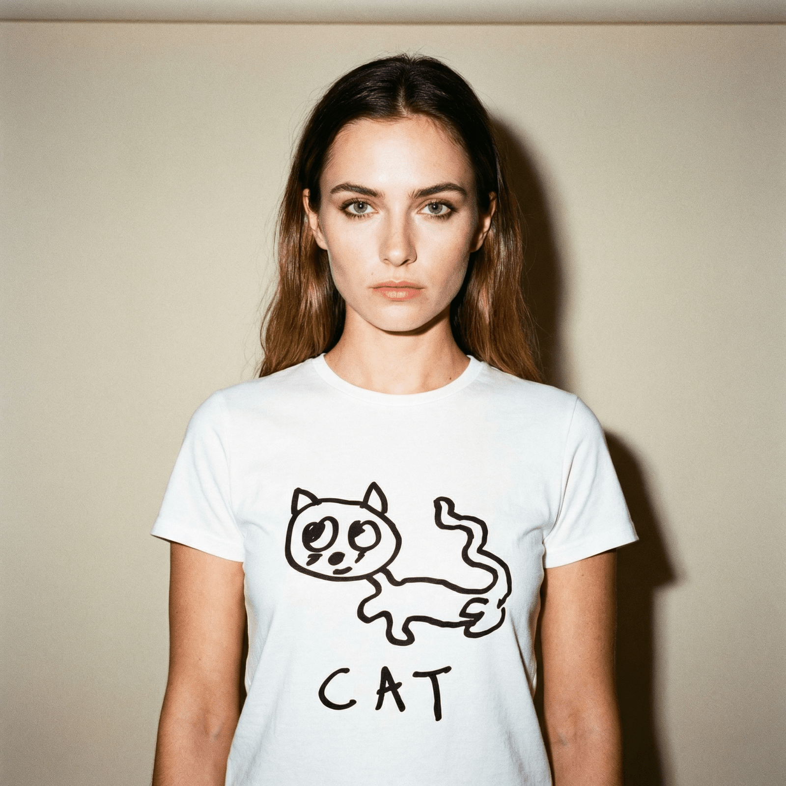 Cat - Women's Fitted Tee